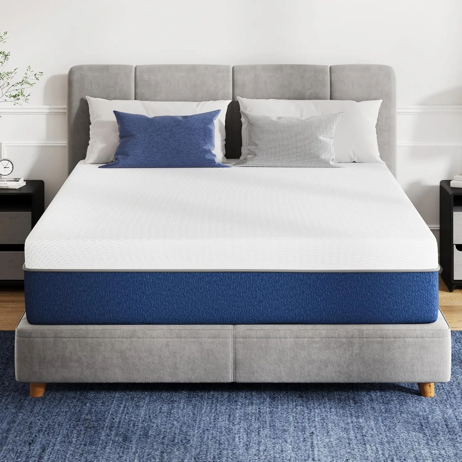 14 Inch Memory Foam Mattress Medium Firm Pressure Relief Twin, Customized