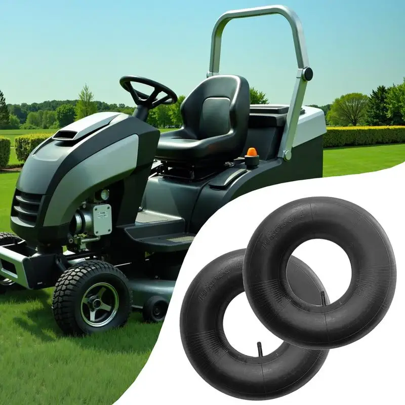 Tubos de neumáticos para cortacésped, repuesto de neumáticos para cortacésped, resistente, 2 piezas, accesorios de reparación resistentes al desgaste para mantenimiento y reparación