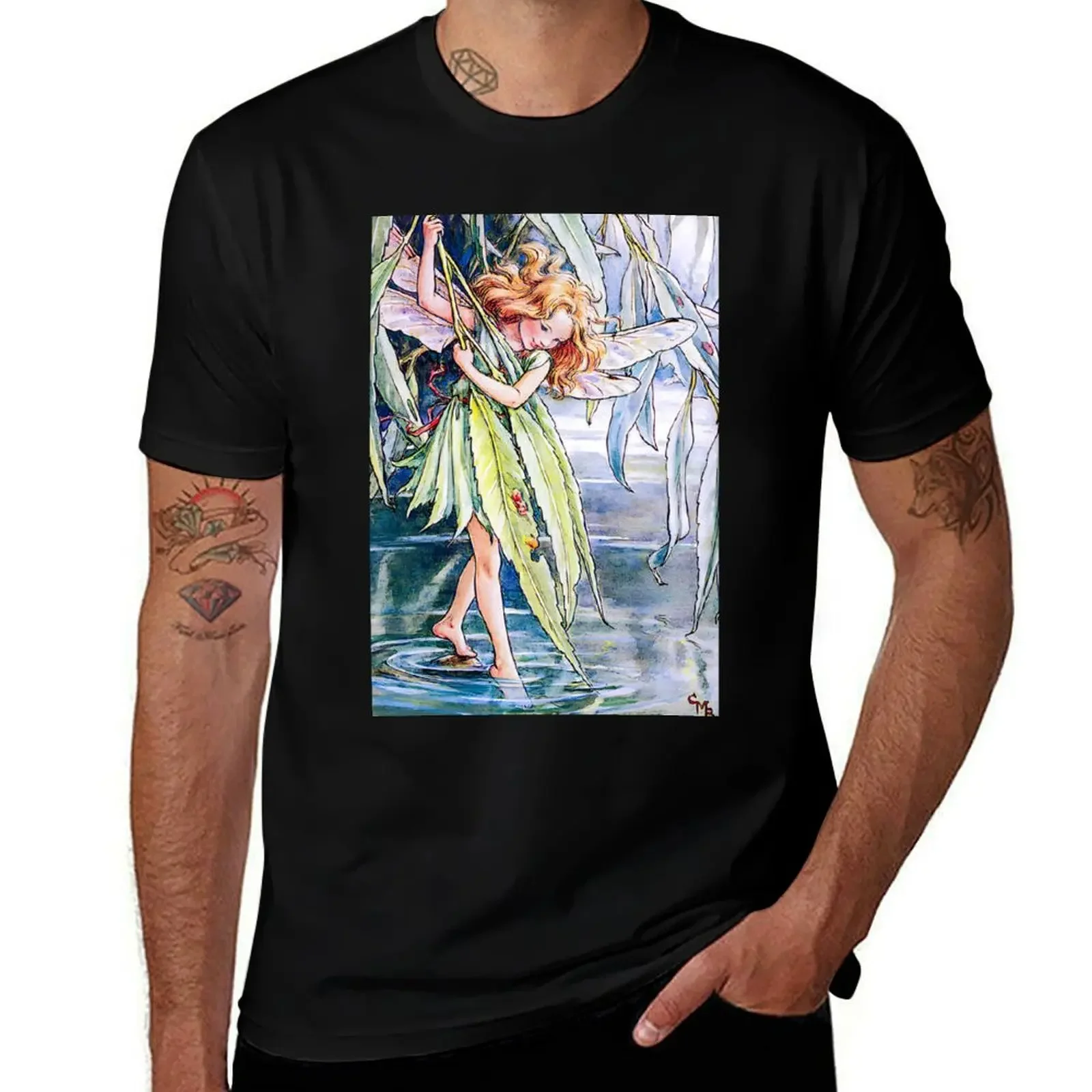 

The Willow Fairy by Cecily Mary Barker T-Shirt Clothing anime t shirts summer clothes mens designer clothes