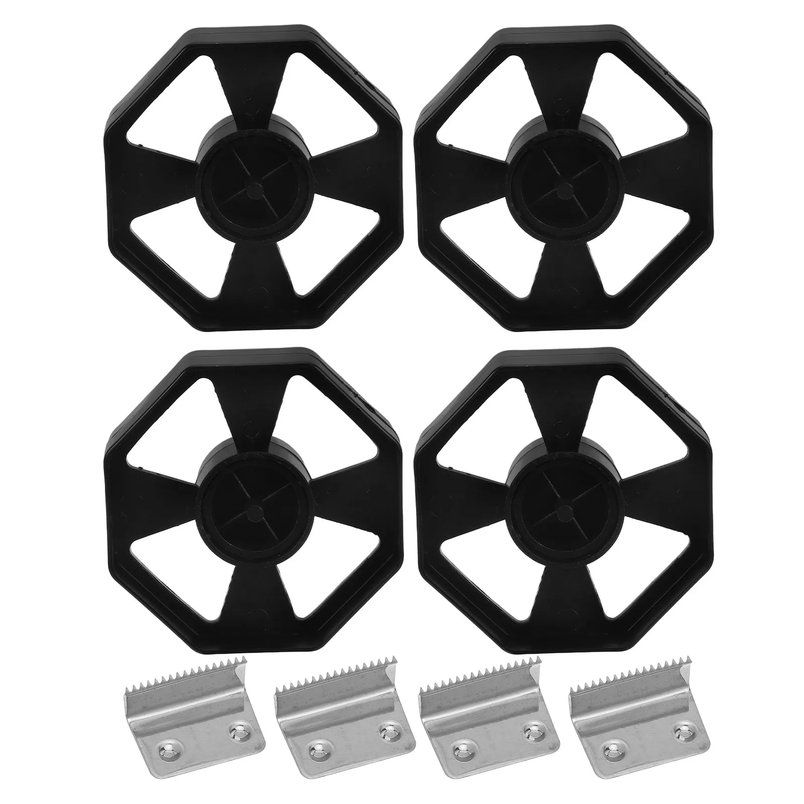 4Sets Tape Dispenser Accessories Standard Plastic Core Replacement Smooth Glide Insert Wheel Office Desktop Tape Parts