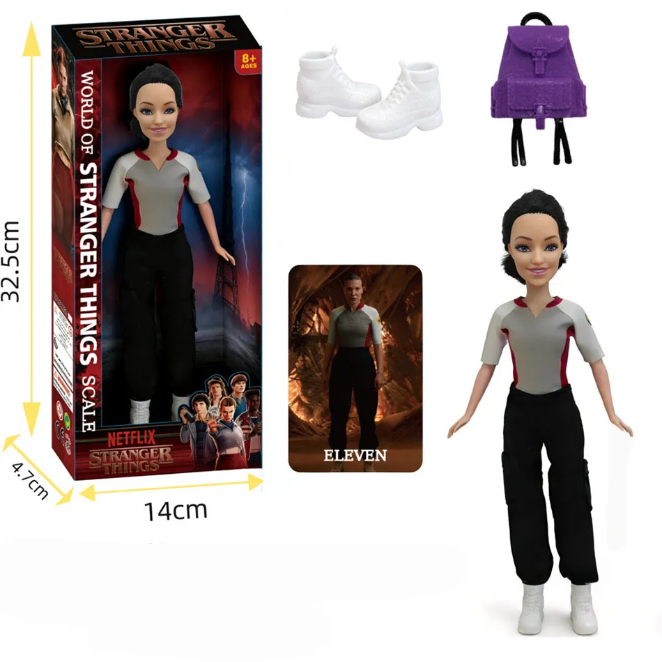 Stranger Things HOLLY ELEVEN MAX WILL DUSTIN 인형 다관절 액션 피규어 모델 장난감 컬렉션 어린이용