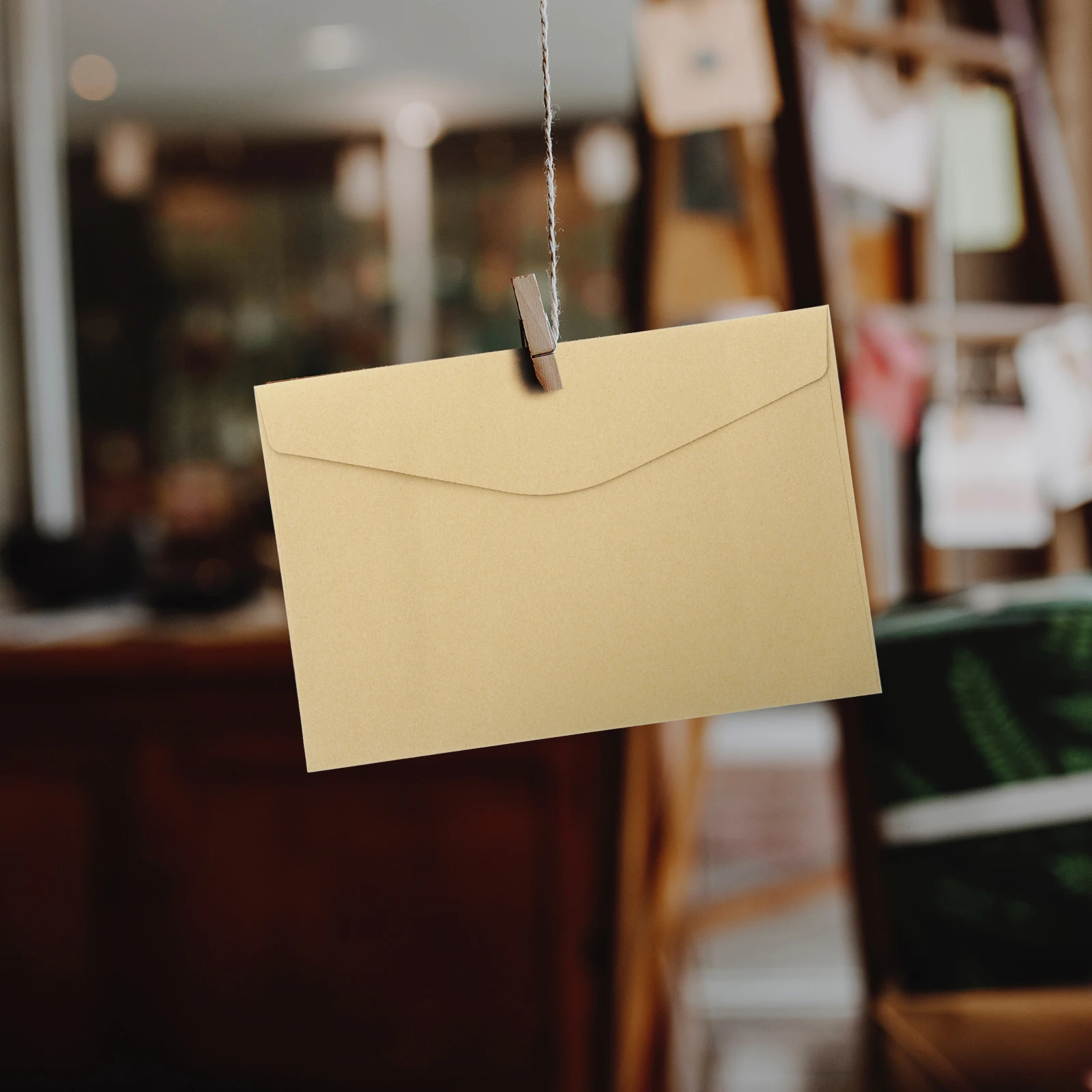 50 pçs envelopes de papel retro clássico convites de casamento cartões em branco conveniente multi-função envelopes