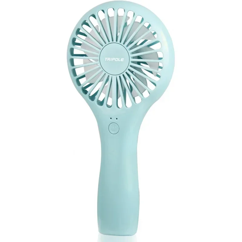 QW10 pcs Mini Handheld Battery Operated Small Personal Portable Speed Adjustable USB Rechargeable Fan Cute Design Powerful Ey