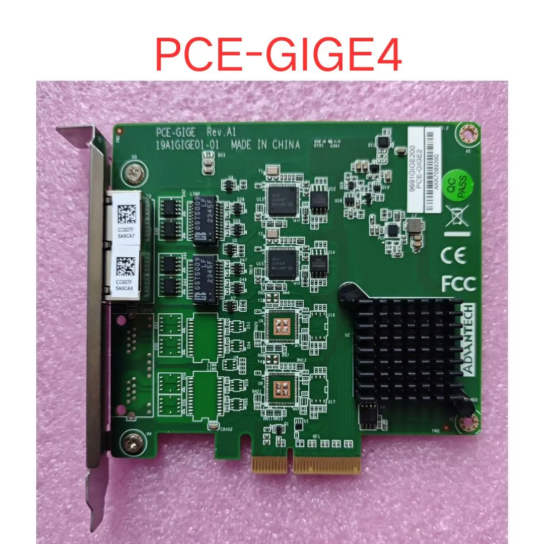 used PCE-GIGE4 port Ethernet card test OK Fast shipping