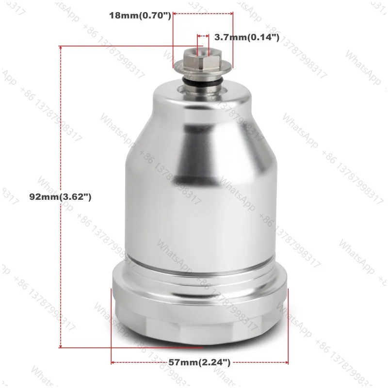 100%New Aluminum Clutch Master Cylinder Reservoir  Civic EG 92-95 EK 96-00 Integra For DC2 94-01 Si CRX