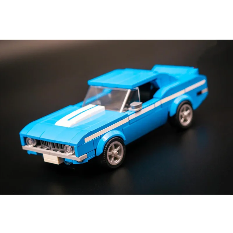 

Строительный блок, модель автомобиля 366, детали City Speed Champion 1969, классическая гоночная игрушка для мальчиков, идея рождественского подарка