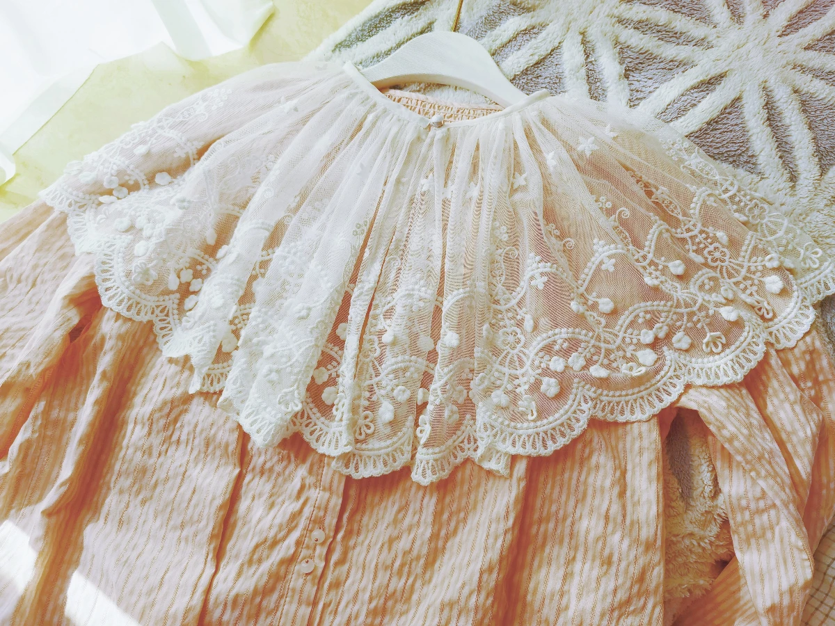 

Широкие воротники-накладки из кружева Super Fairy, белые, для женщин