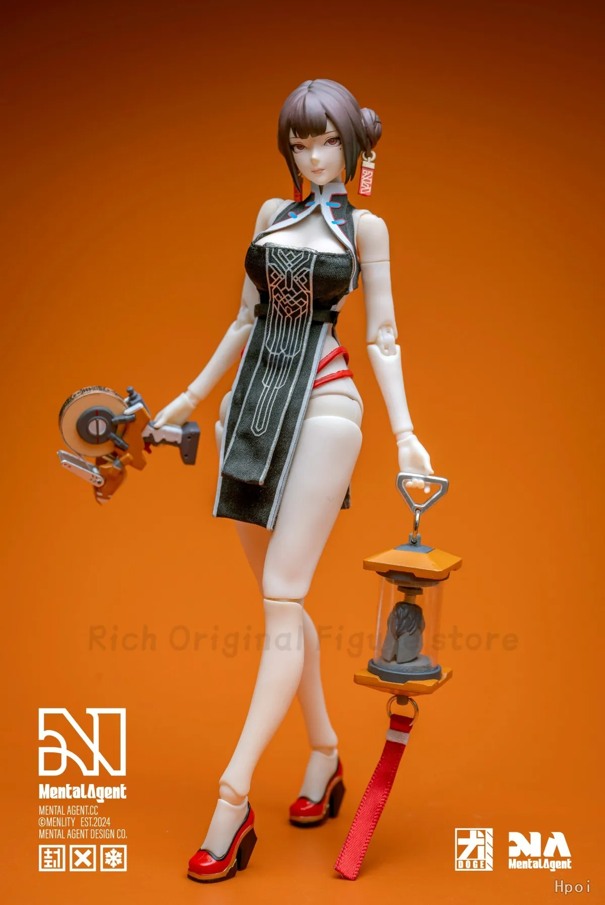【在庫あり】オリジナルメンタルエージェント Zhen Yilu Lin Fengjiao 塗装済み完成品 1/10 アクションフィギュアモデルおもちゃギフト装飾品