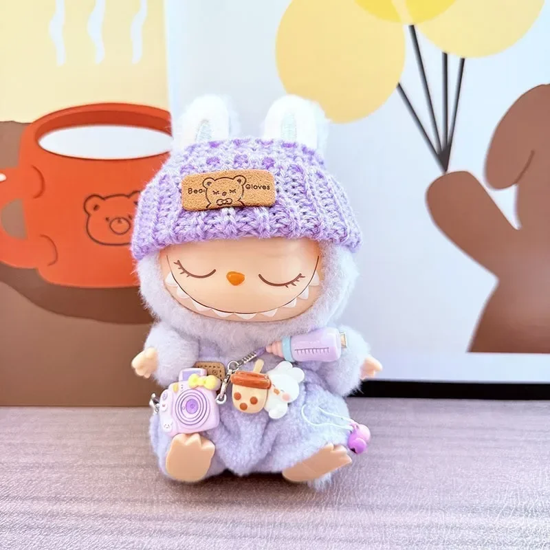 Cute Bunny Doll Outfit Sets, Adorable Matching Clothes for Plush Pairs, Trendy Doll Accessories for Play & Display