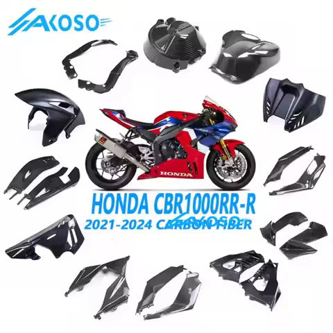 100% 3K Dry Pure Carbon Fiber Motorcycle Modification Fairing Kit For Honda CBR1000RR-R 2021 2022 2023