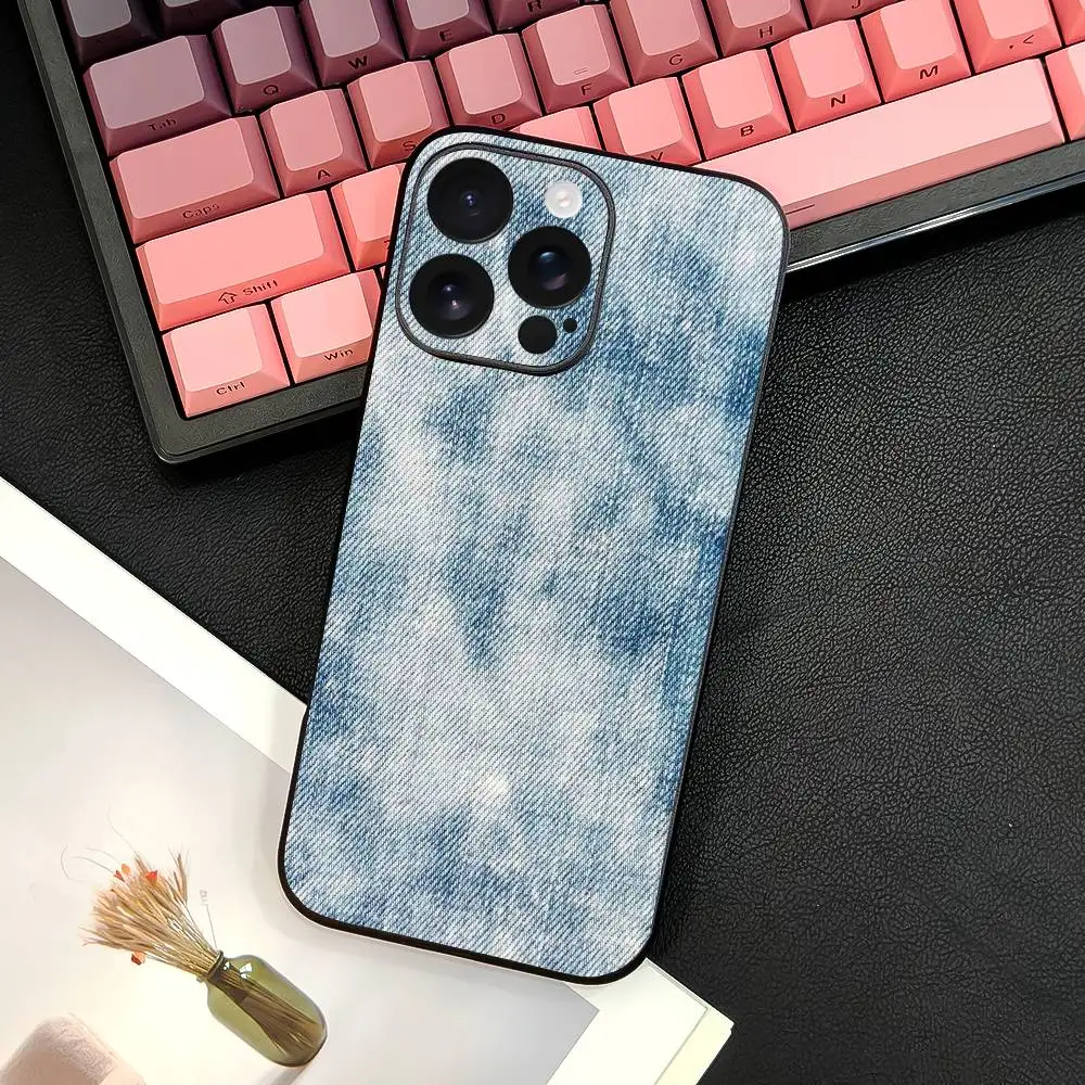 Distressed Water Wash Colorful Satin & Glossy Case For Phone 12-17 Air/Plus/Pro Max – Perfect Gift