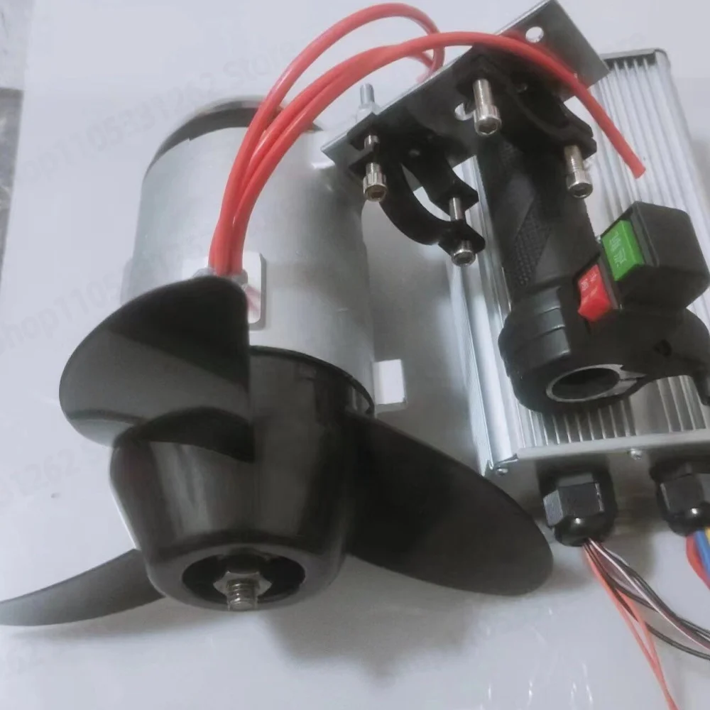 Waterproof Brushless Underwater Thruster Electric Outboard Motor for Fishing Boat Inflatable Kayak