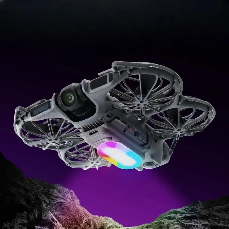 Drone searchlight colorful luminous heightening tripod aerial photography drone accessories