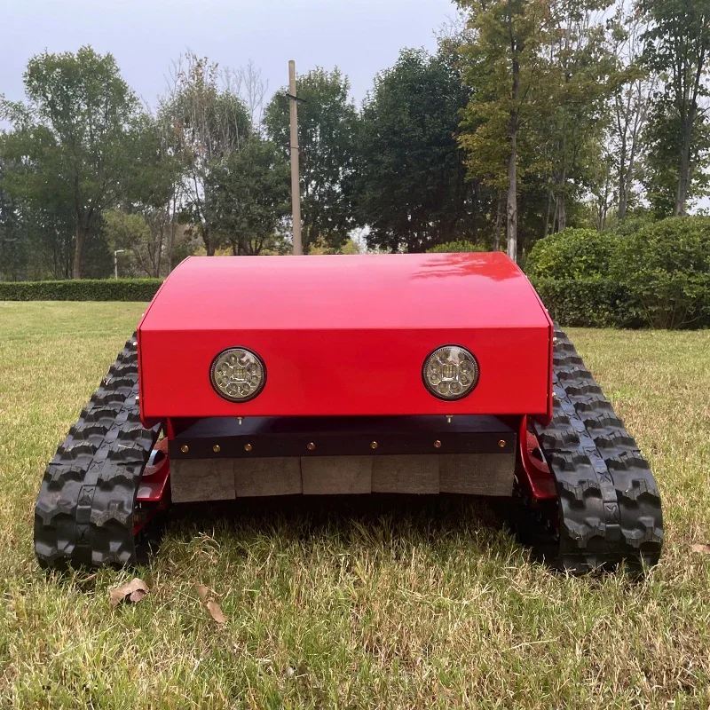 Crawler Robot Lawn Mower Self Propelled Remote Control Walking Tractor Garden Grass Cutting Machine Automated Lawn Mower