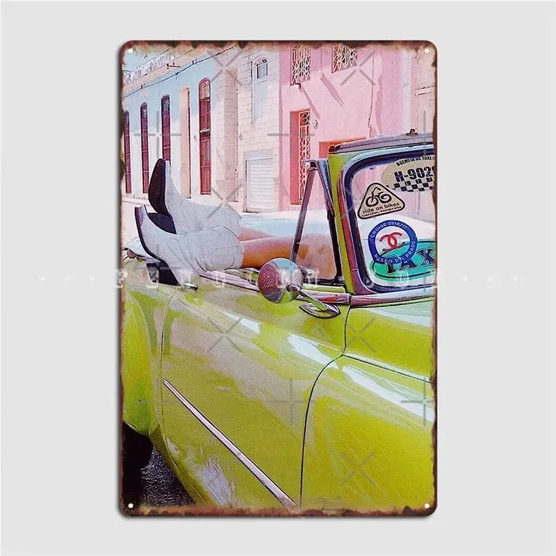 Hail A Cab Poster Metal Plaque Pub Club Bar Printing Wall Decor Tin Sign Poster