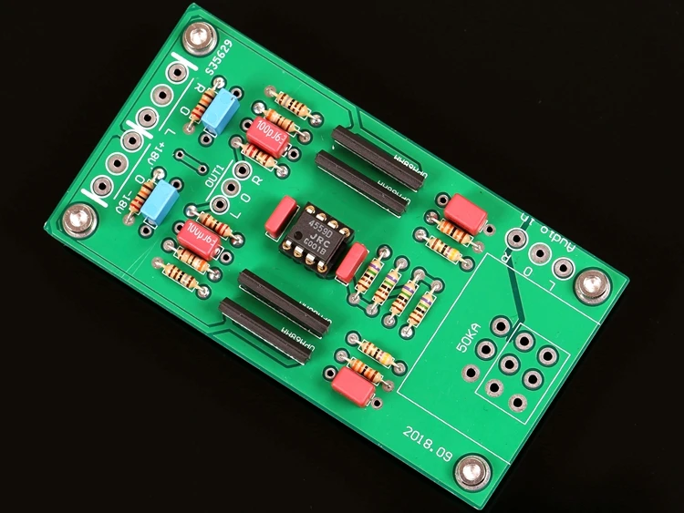 Sutton A25 line dual channel preamplifier finished board
