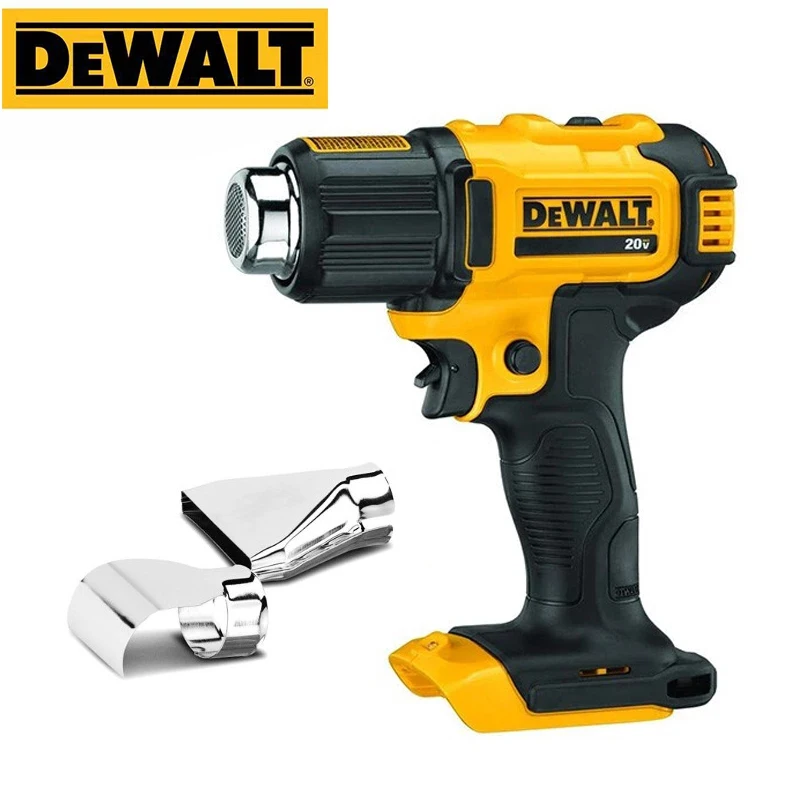 Dewalt-pistola Térmica sem Fio Dce530 20v Temperatura Ajustável Bateria de Lítio ar Quente Compacto Elétrico Industrial Dois Bicos