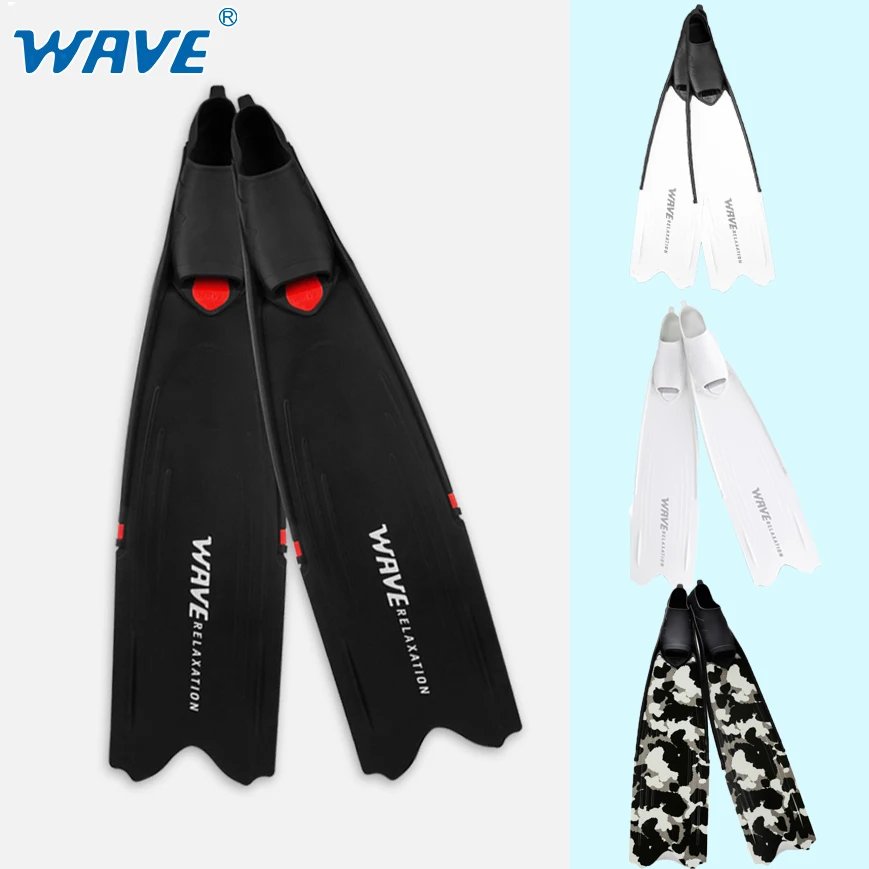 

Hot Deep Diving Freestyle Special Flippers PP TPR Diving Aid Fishing And Hunting Flippers Adult Double Fin Long Flippers