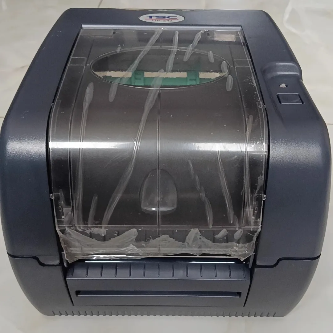 Printer Label TLF Original TSC TTP 345 300dpi, Barcode Perekat untuk Tiket Tempat Wisata & Label Perhiasan, Tersedia