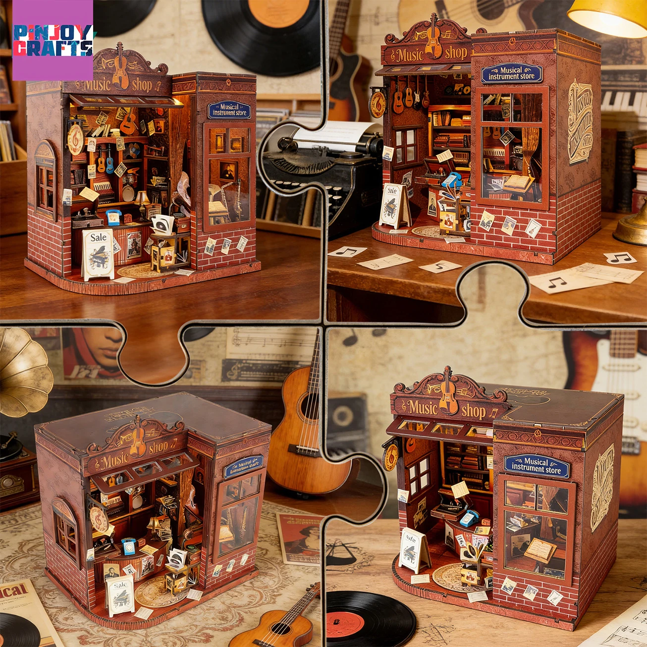 Vintage Music Store 3D Model, - Vintage Collectibles Store ulasan dan harga