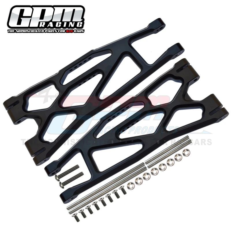 GPM Aluminium 6061-T6 Front/Rear Extended Lower Arms For TRAXXAS 1/5 4Wd X-Maxx