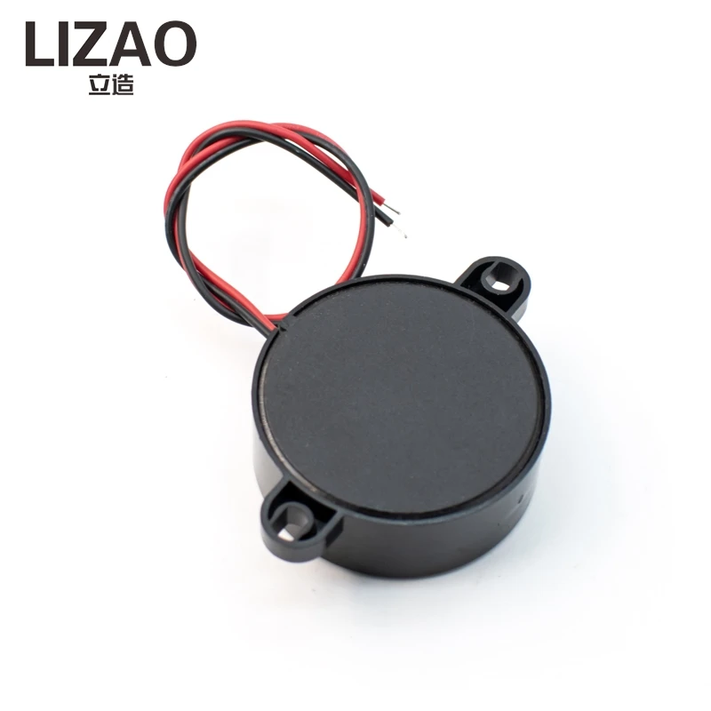 LIZAO WSHD4216 High Decibel Electronic Buzzer Alarm DC 3-24V Continuous/Intermittent Sound for Arduino & Automotive Use