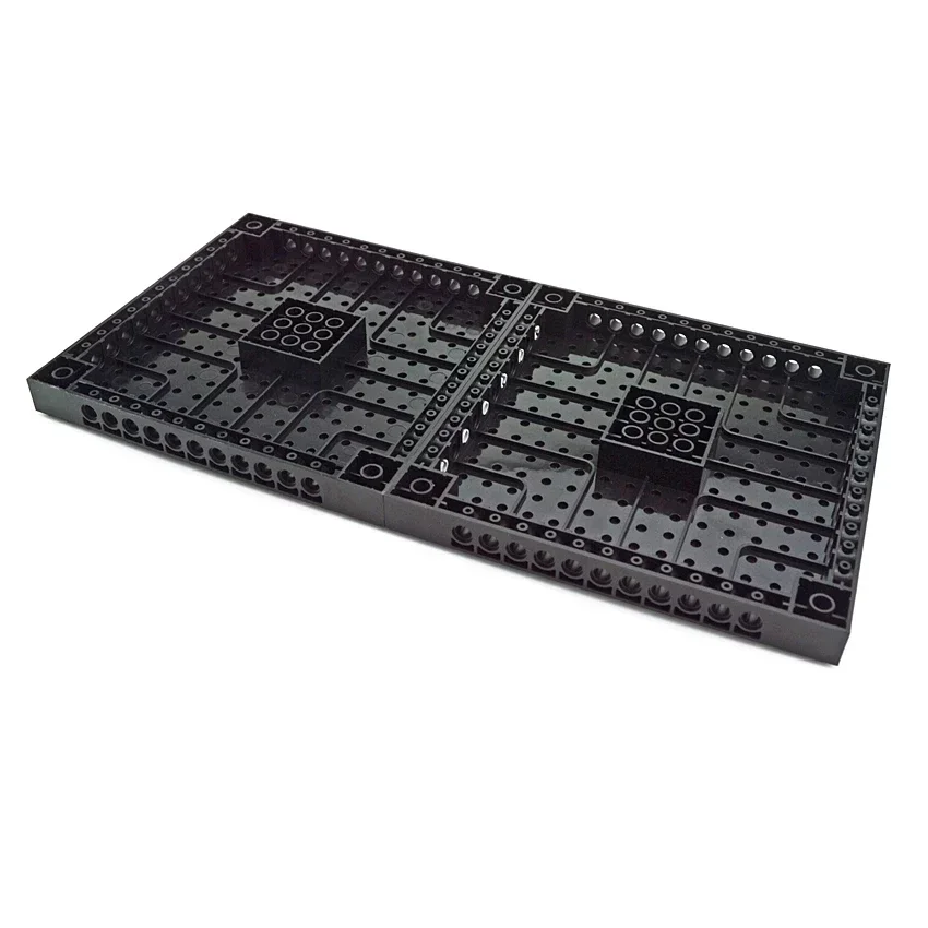 MOC Brick Plate 16x16 Bottom Baseplate with Pinholes 65803 Building Block for Pixel Painting Art Baseboard Compatible 98138 2780