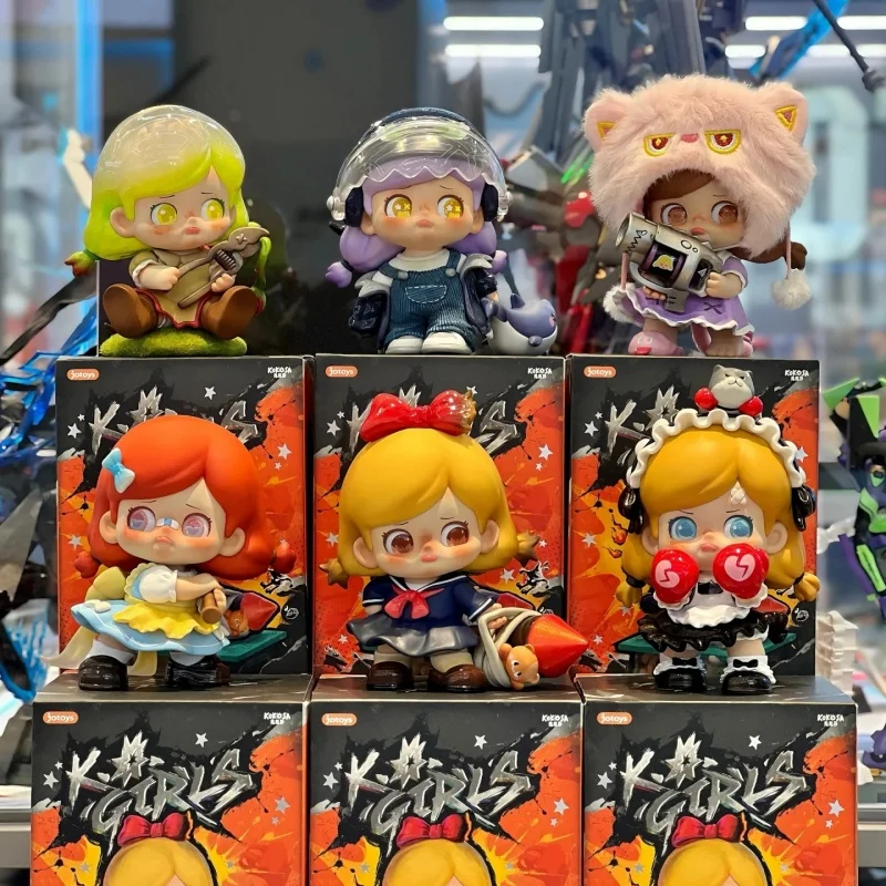 Nowa seria KOKOSA K.O.Girls Blind Box Mystery Box Caixa Caja Lalki Prezent Ozdoba na Biurko Figurki Anime Zabawki