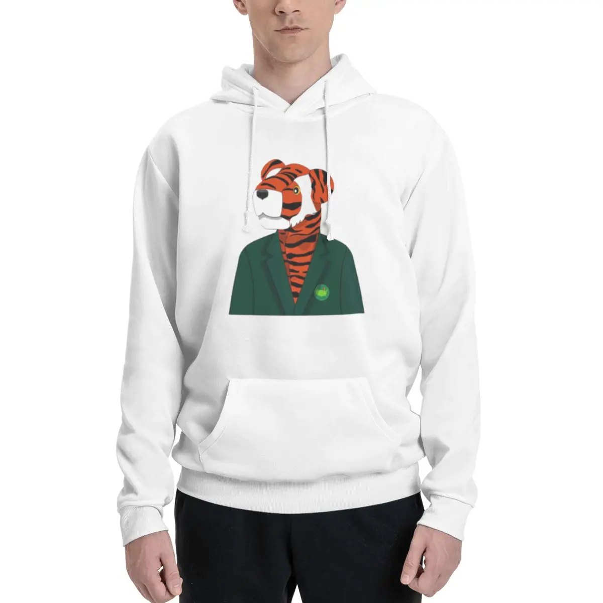 Tiger Woods Green Hoodies Men Women Casual Pullover Sweatshirt Hip Hop Long Sleeve Hooded Autumn Winter