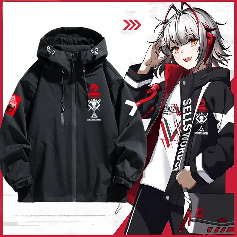 

Boat Game W Veshdaer Outerwear Jacket Unisex Windproof Polyester Nylon Composite Fiber Casual Theme Series Coat