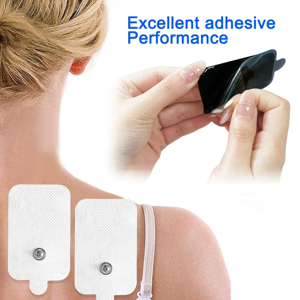 Reusable TENS Electrode Pads Reusable Gel Stickers EMS Muscle Stimulator Patches Body Massage Muscle Replacement Accessories view 6