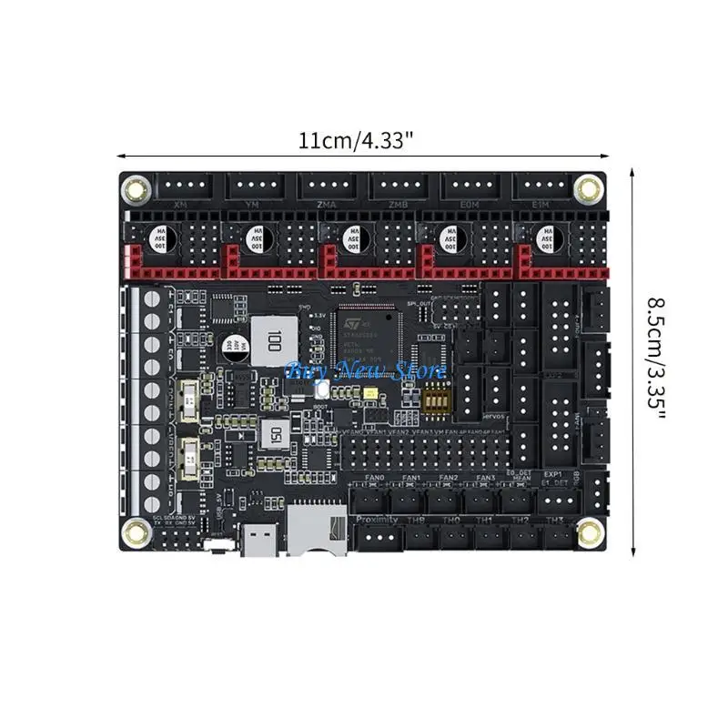 20ce Skrat v1.0 32bit Printer Motherboard Ratos 2.0 CAN BUS ADXL345 PT100 for Klipper Printer Control