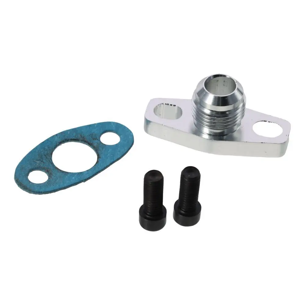 1 комплект, замена автомобиля, серебристый AN10, фланец для слива масла, синий, черный, воронка, турбозарядное устройство с возвратом масла для автомобиля