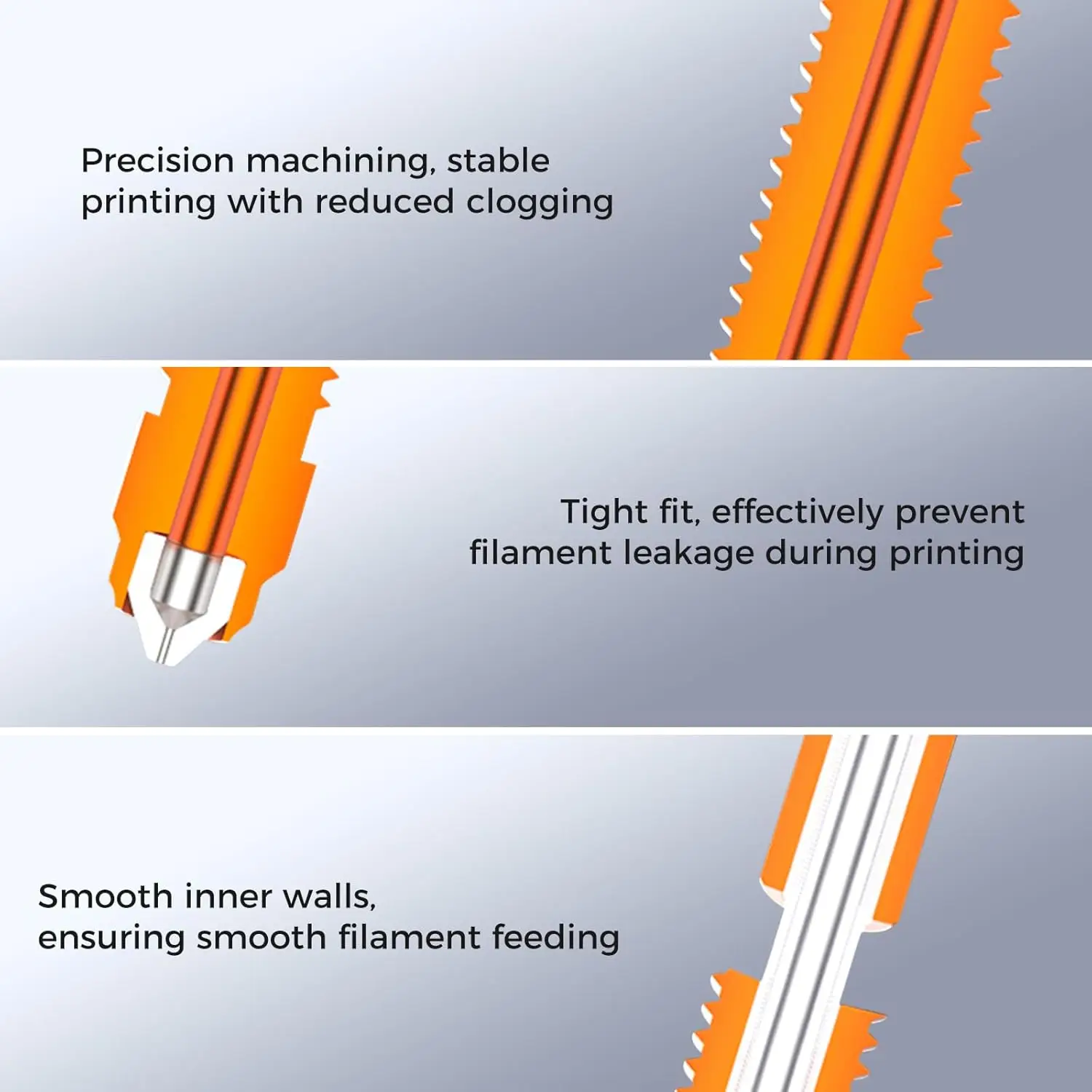 Creality K2/K2 Pro/K2 Plus Keramik-Heizblock-Kit 0,4mm Vollmetall-Extruder 300 ℃ Hohe Wärmeleitfähigkeit, Schneller Austausch, 3D-Druck – Detail 4