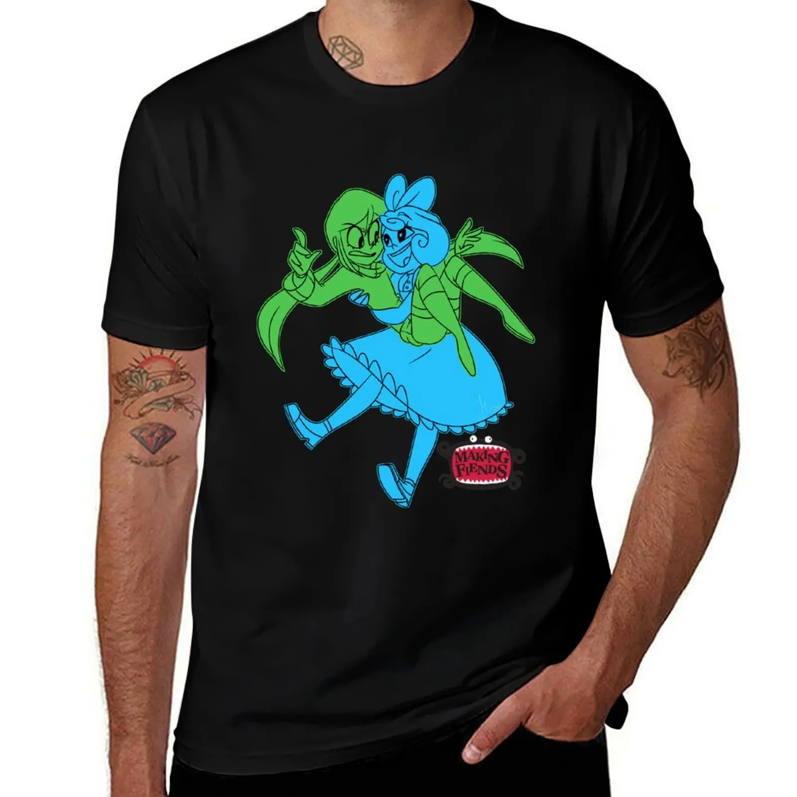 Making Fiends T-Shirt Lightweight Print T-Shirt