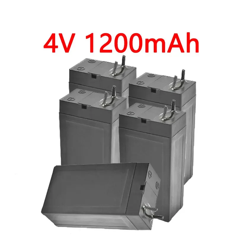 4V Lead-acid Battery Large Capacity 1200mAh Rechargeable Battery for Electric Mosquito Battery LED Lamp Headlamp Flashlight