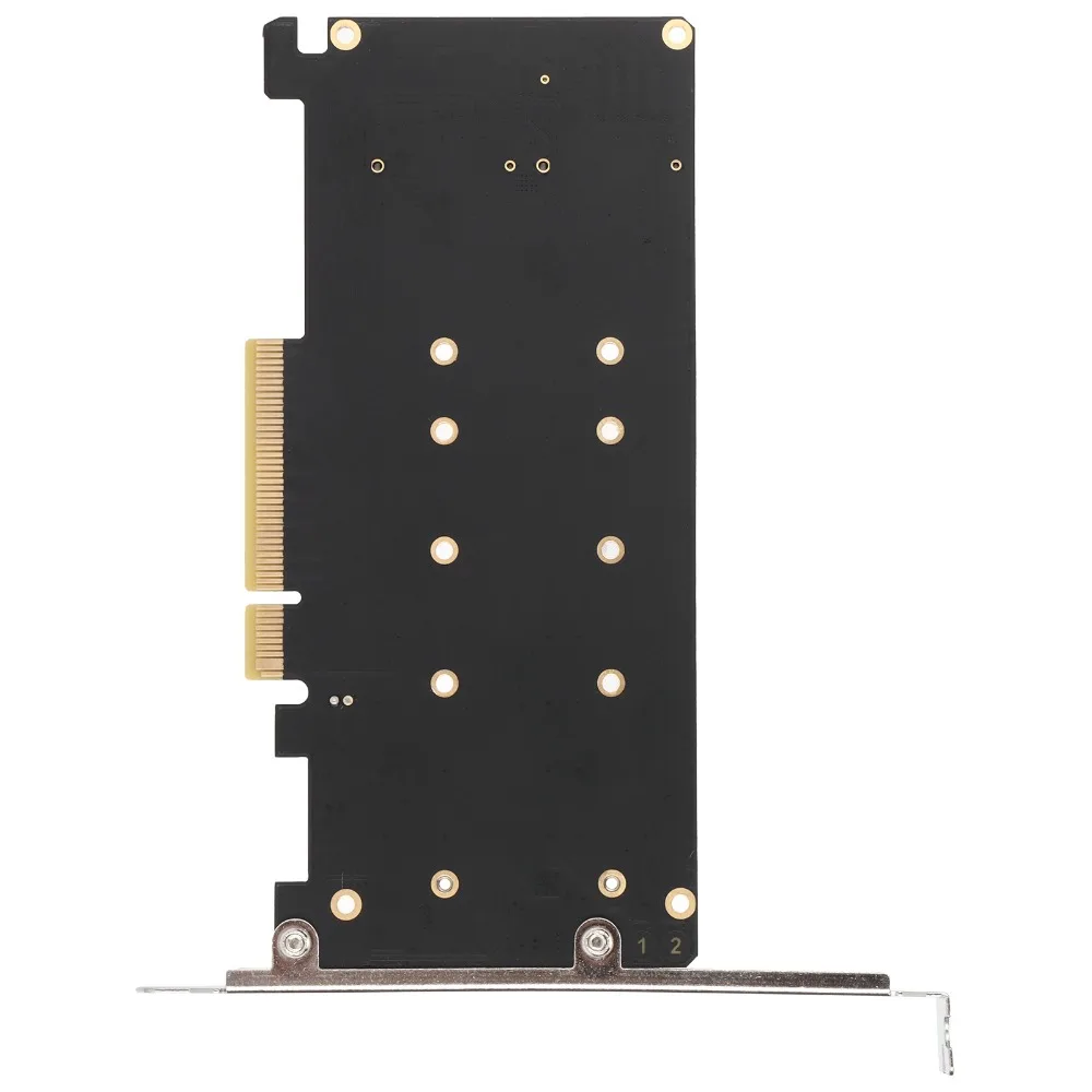 Durable 2 X 32Gbps M.2 NVME PCIE Adapter Card Dual Port High Performance M.2 NVMe Adapter Card Dual M.2 NVMe SSD PC Upgrade