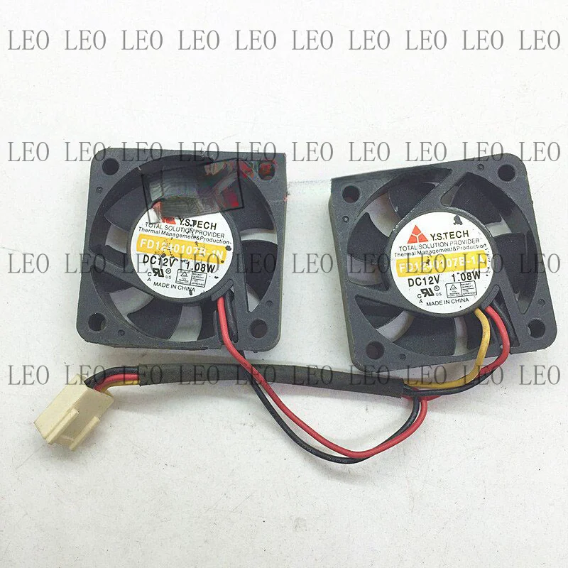 MY For Y.S.TECH FD1240107B-1A/1N 4010 12V 1.08W Dual Ball Cooling Fan