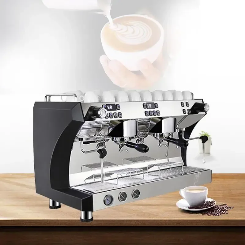 Commercial Industrial Cafe Coffee Maker 15 Bar Espresso Machine