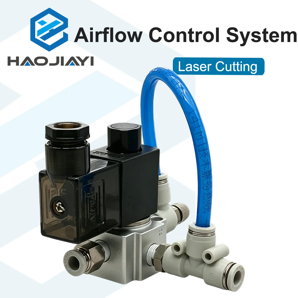 Complete Automatic Air Assist System Kit for CO2 Laser Engraving Cutting Machine Airflow Control Accessories Replacement Upgrade