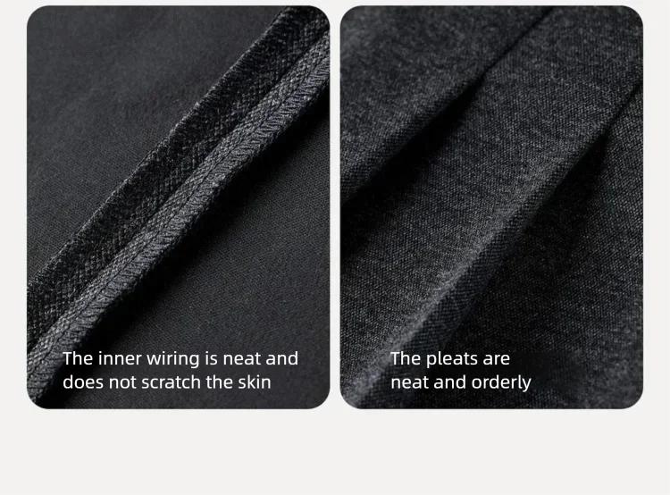 SENTUBILA Damen-Plisseerock aus Wollmischung 2026, hochtaillierter A-Linien-Midirock, eleganter, einfarbiger Winterrock für Damen im Büro 154QP5742 – Detail 36