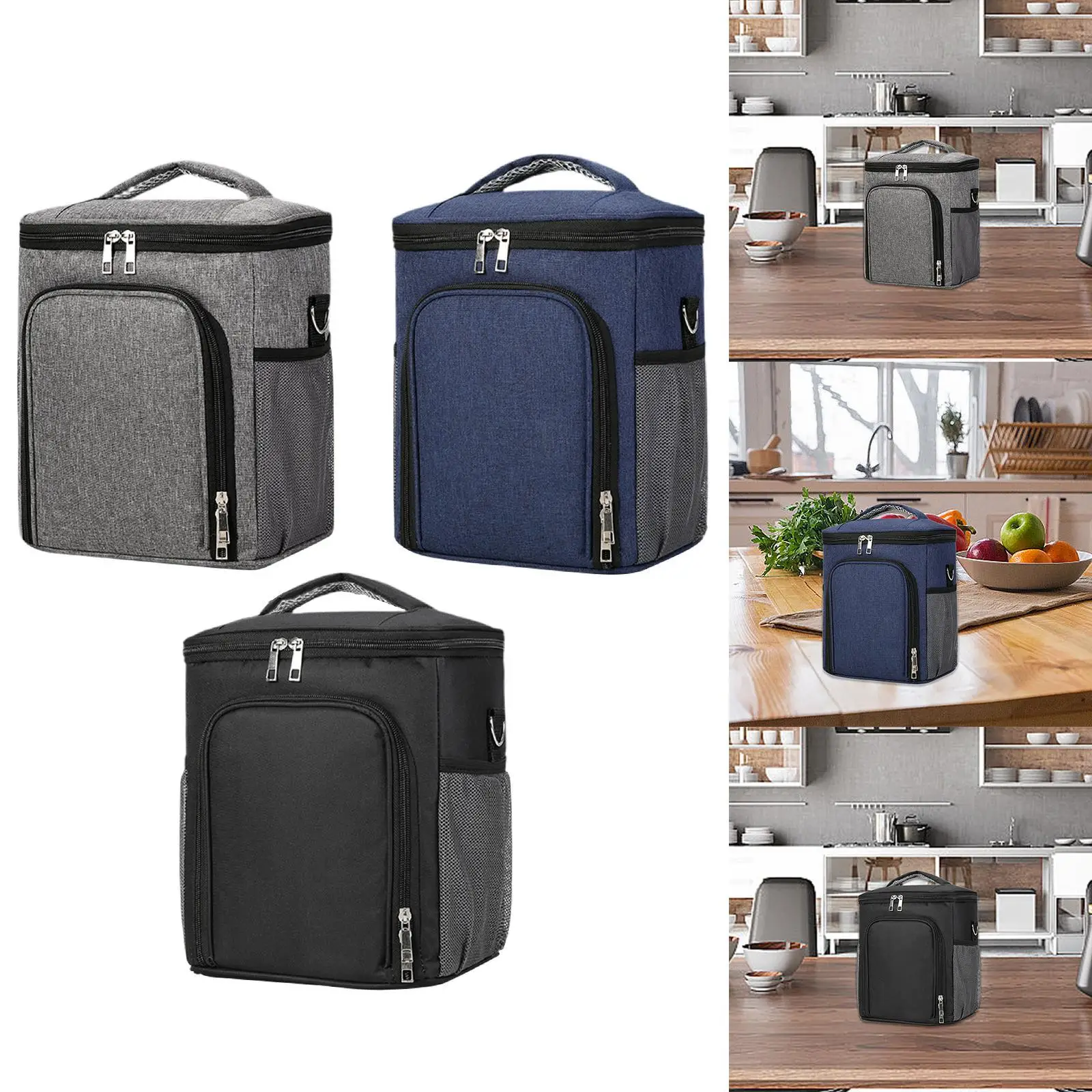 Insulated Cooler Bag Soft Insulated Thermal Bag for Travel Work Lunch Picnic