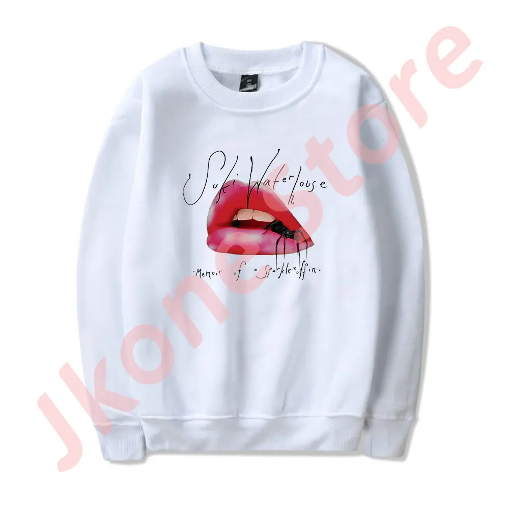 Suki Waterhouse MOAS Lips Long Sleeve Tee Memoir of a Sparklemuffin Tour Merch Women Men Fashion Streetwear