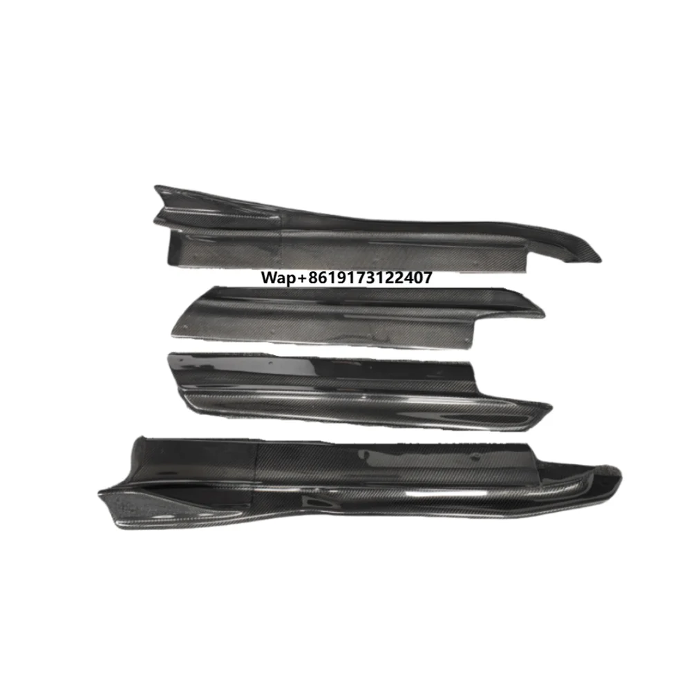 

Genuine Carbon Fiber A-Style Side Skirts and Four Piece Body Kit for 718 for Modifying Car Fenders