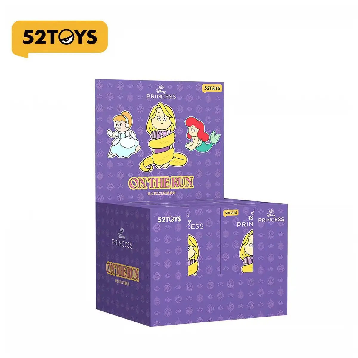 52TOYS Disney Princess On The Run: Rapunzel Blind Box hangende bedel & verzamelpop, schattig anime-figuurtje, decoratief origineel