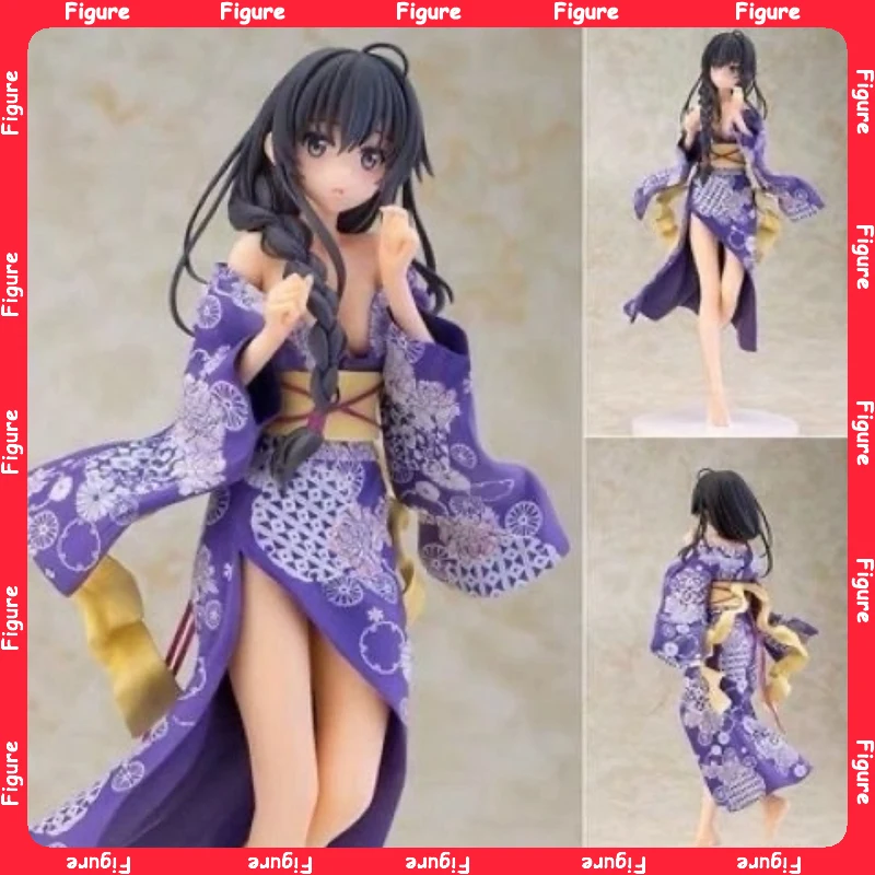 

26cm Anime My Teen Romantic Comedy Snafu Yukinoshita Yukino In Bathrobe Figure PVC Model Statue Collection Ornament Toys Gifts