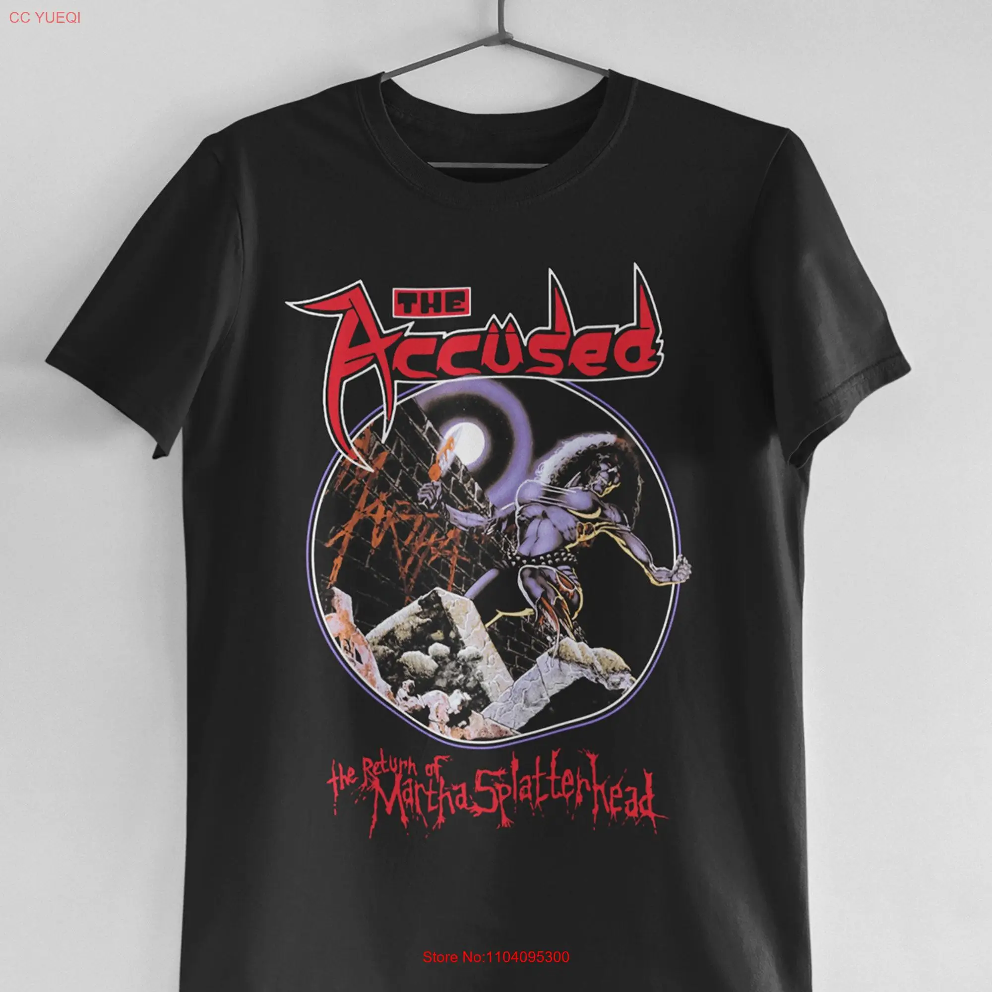 The Accused T Shirt Return of Martha Splatterhead Thrash Metal Crossover Punk Speed DRI Cryptic Slaughter Dr Know