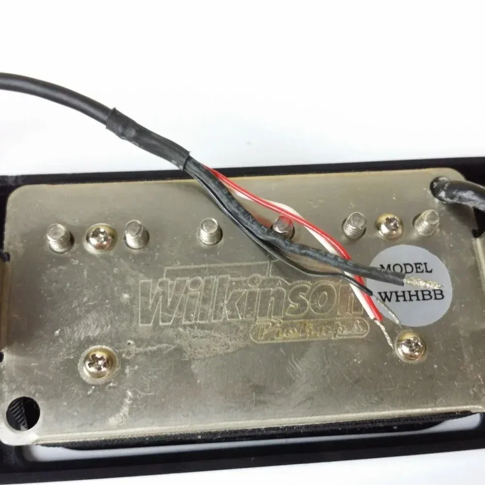 المنتجات الساخنة-Wilkinson صف مزدوج مفتوح هامبوكر التقاطات الغيتار الكهربائي مجموعة سوداء حالة جديدة المصنوعة في كوريا