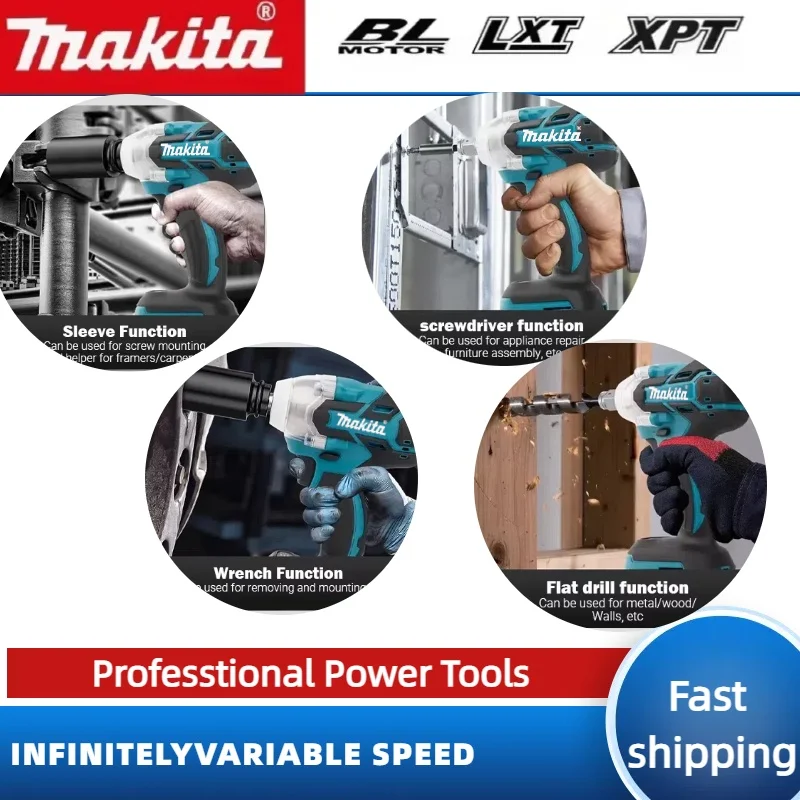 マキタ DTW600 18V バッテリー用ドライバーマシンブラシレス電動ドライバー充電式ドリルドライバー