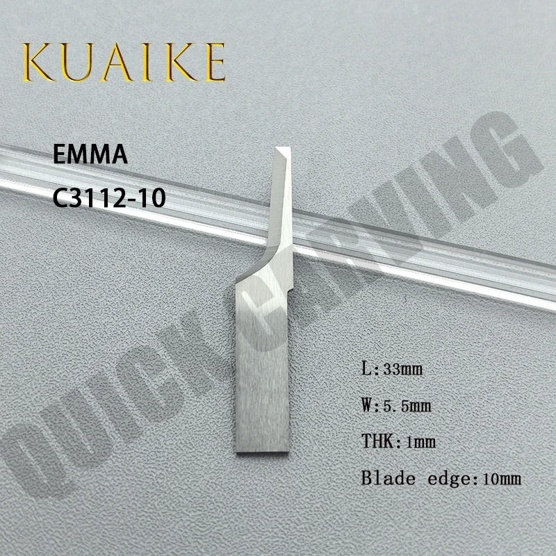 10 قطعة EMMA كربيد التنغستن تهتز شفرة الجلود قطع سكين لصناعة الأحذية C3112-5 C3112-10 C3112-15 C3112-20 C3112-25